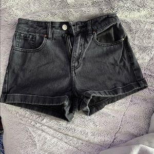 pacsun black mom shorts
